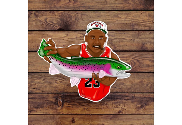 Fresh Fins "The GOAT" Sticker