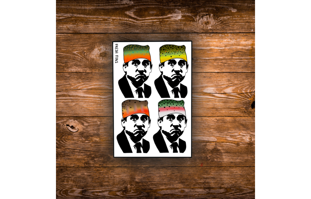 Fresh Fins "Prison Mike" Sticker