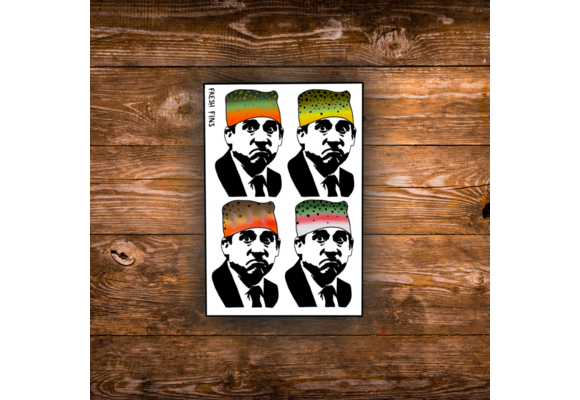 Fresh Fins "Prison Mike" Sticker