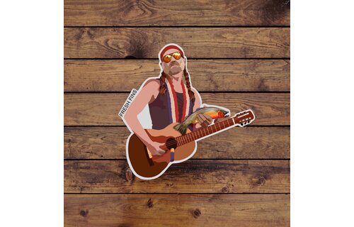 Fresh Fins "Willie's Wonder Cutty" Sticker