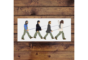 Fresh Fins "Road To The River" Sticker