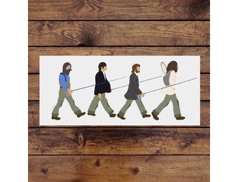 Fresh Fins "Road To The River" Sticker