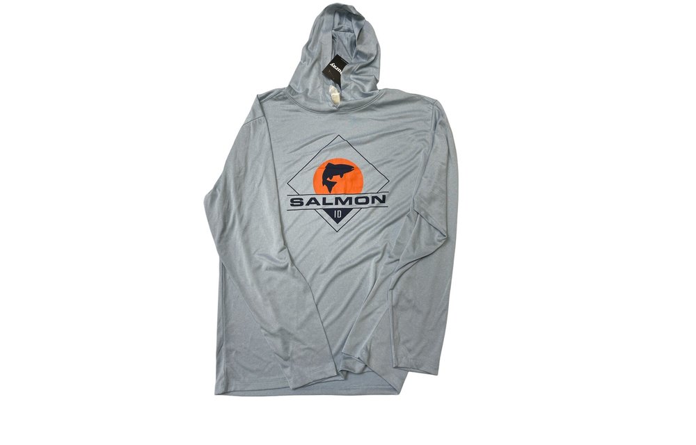 M's "Salmon Idaho" Confluence Sun Hoody Salmon River Fly Box