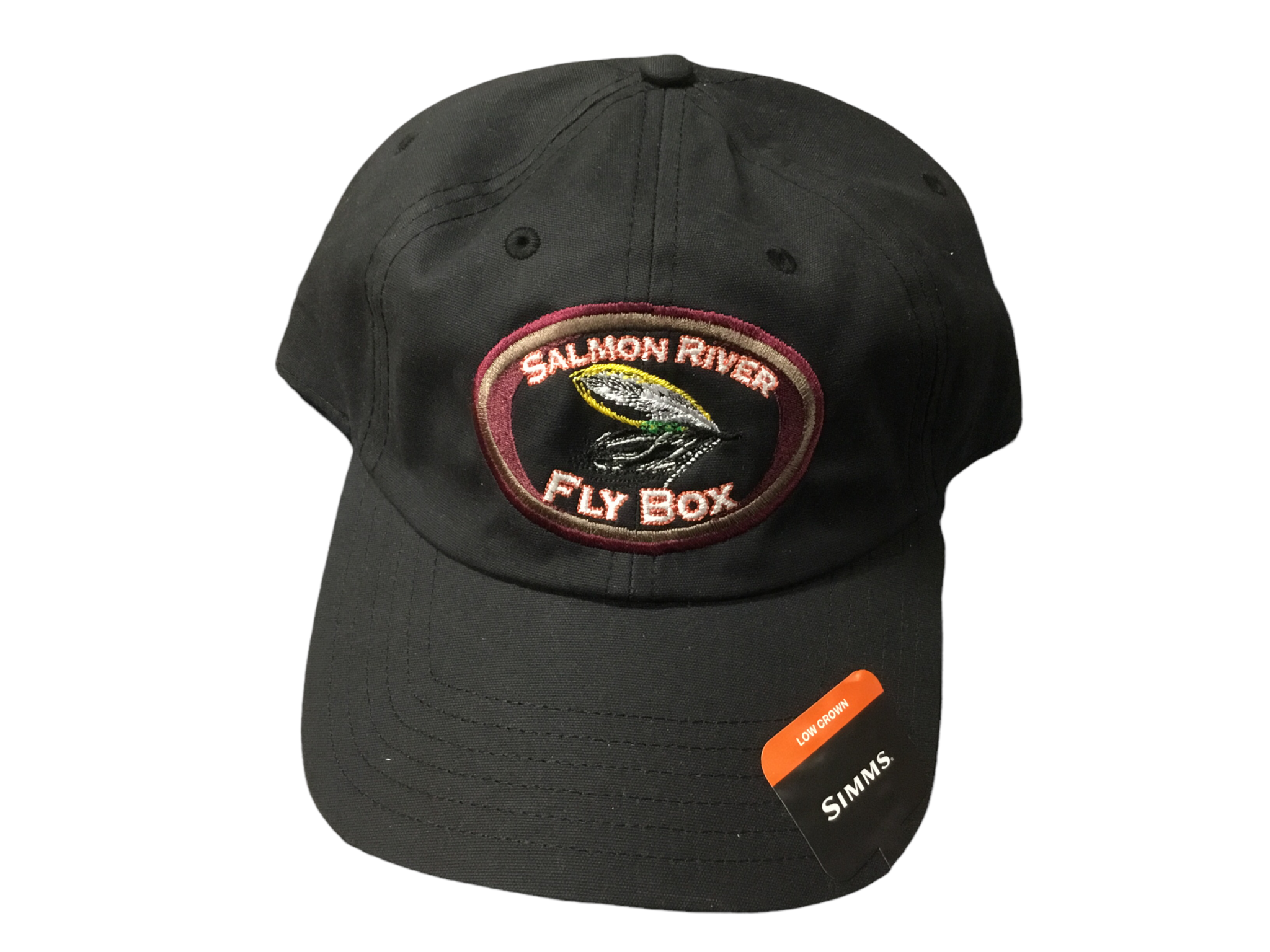 Simms Fishing Simms Oil Cloth Cap - Low Crown - Black - Salmon River Fly Box