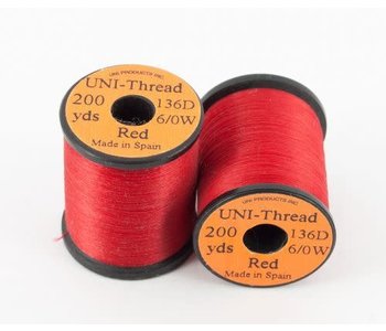Uni 6/0 Waxed Thread Red #310