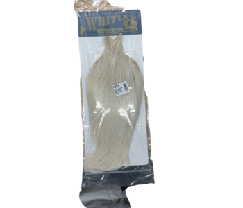 Whiting Farms High & Dry Hackle Cape - White