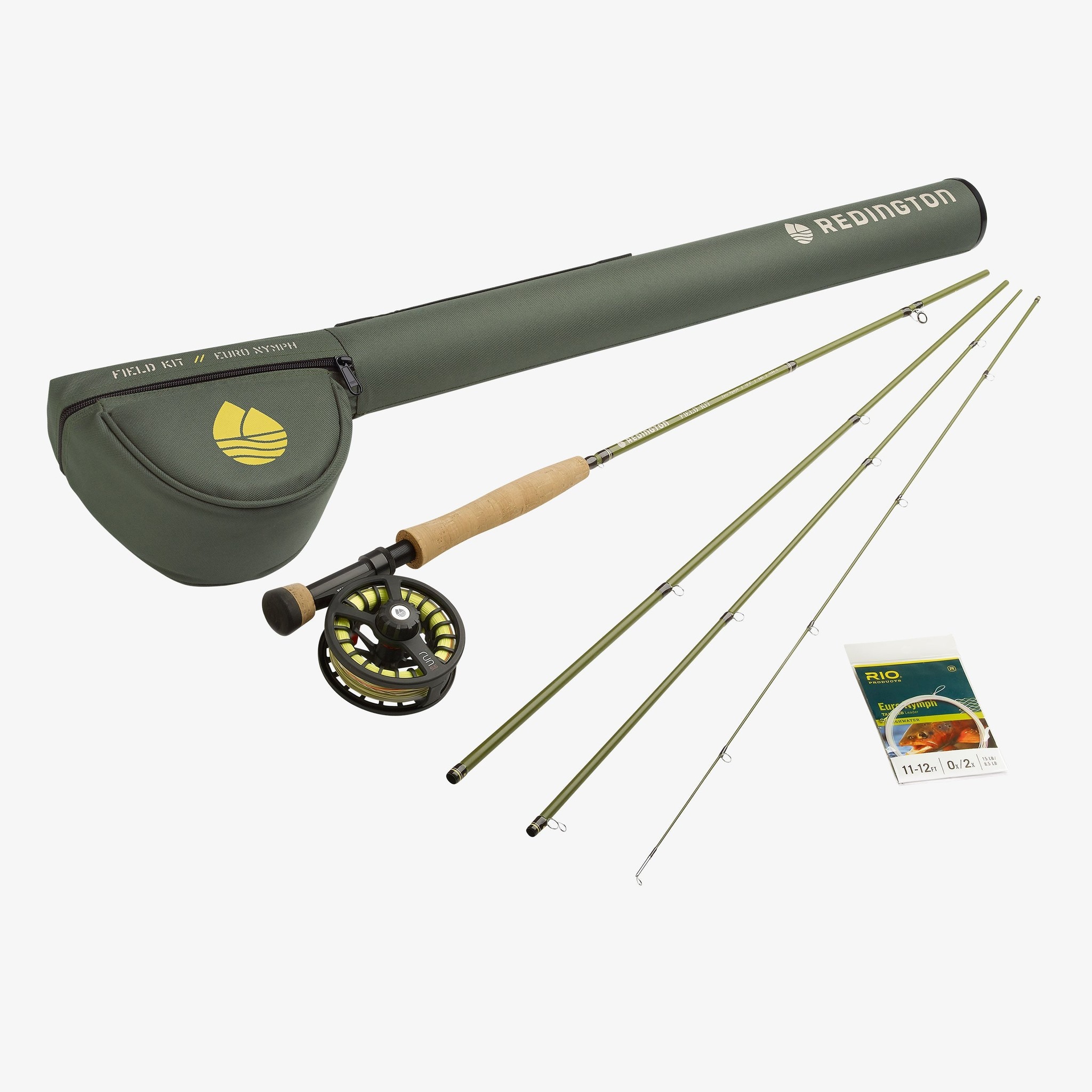 Redington Field Kit Euro Nymph 10' 3 Salmon River Fly Box