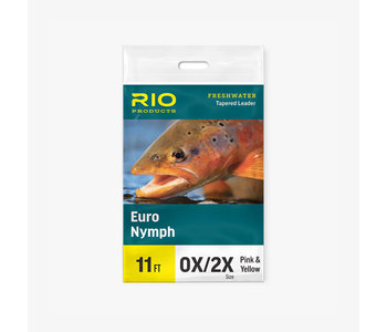 RIO EURO NYMPH LEADER WITH TIPPET RING