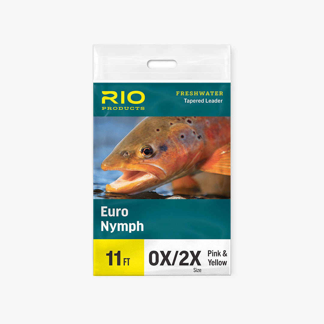 RIO EURO NYMPH LEADER WITH TIPPET RING - Salmon River Fly Box
