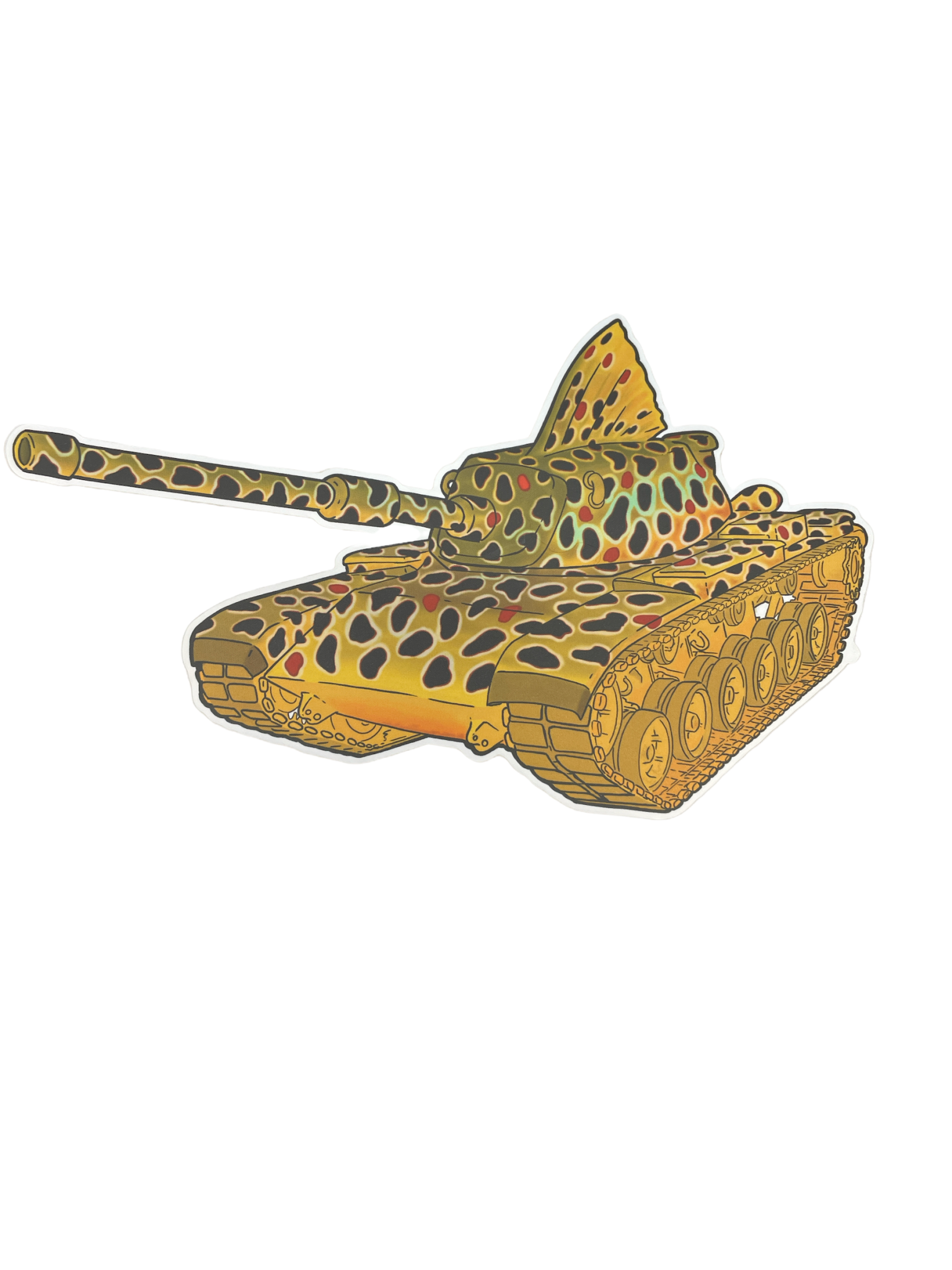 Nate Karnes Brown Trout Tank Sticker