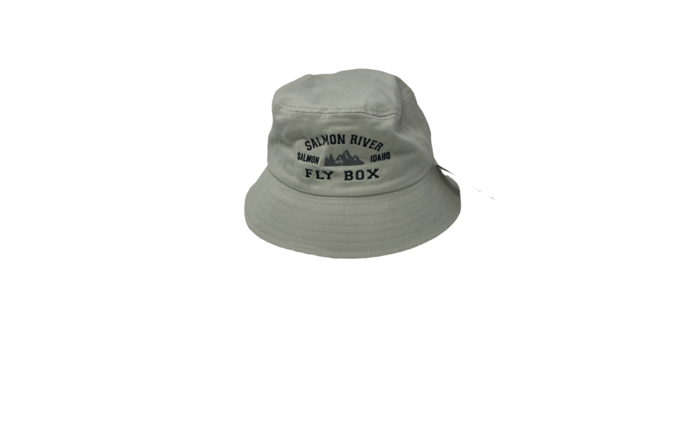 Salmon River Fly Box Bucket Hat - Putty