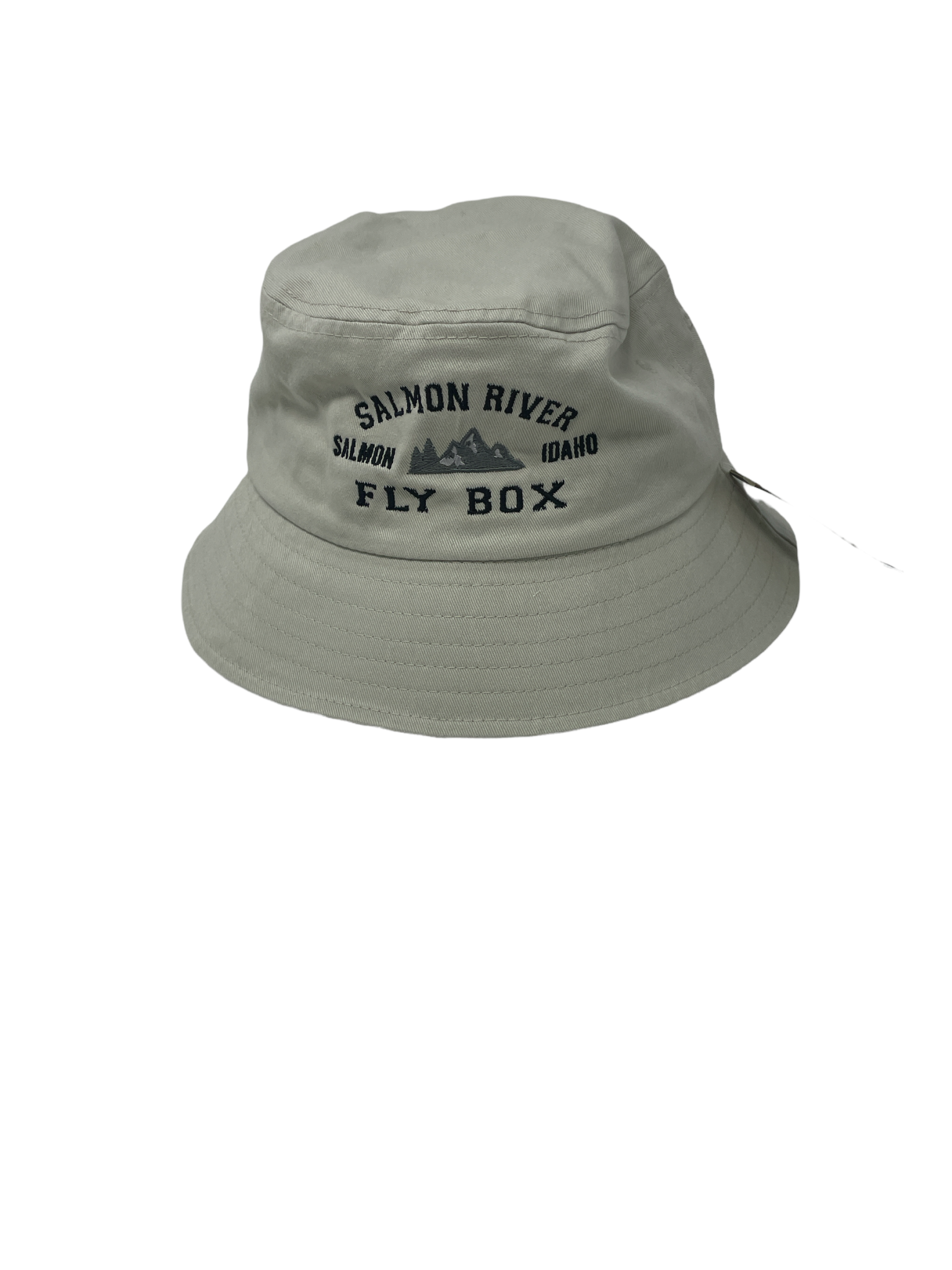 Salmon River Fly Box Bucket Hat - Putty