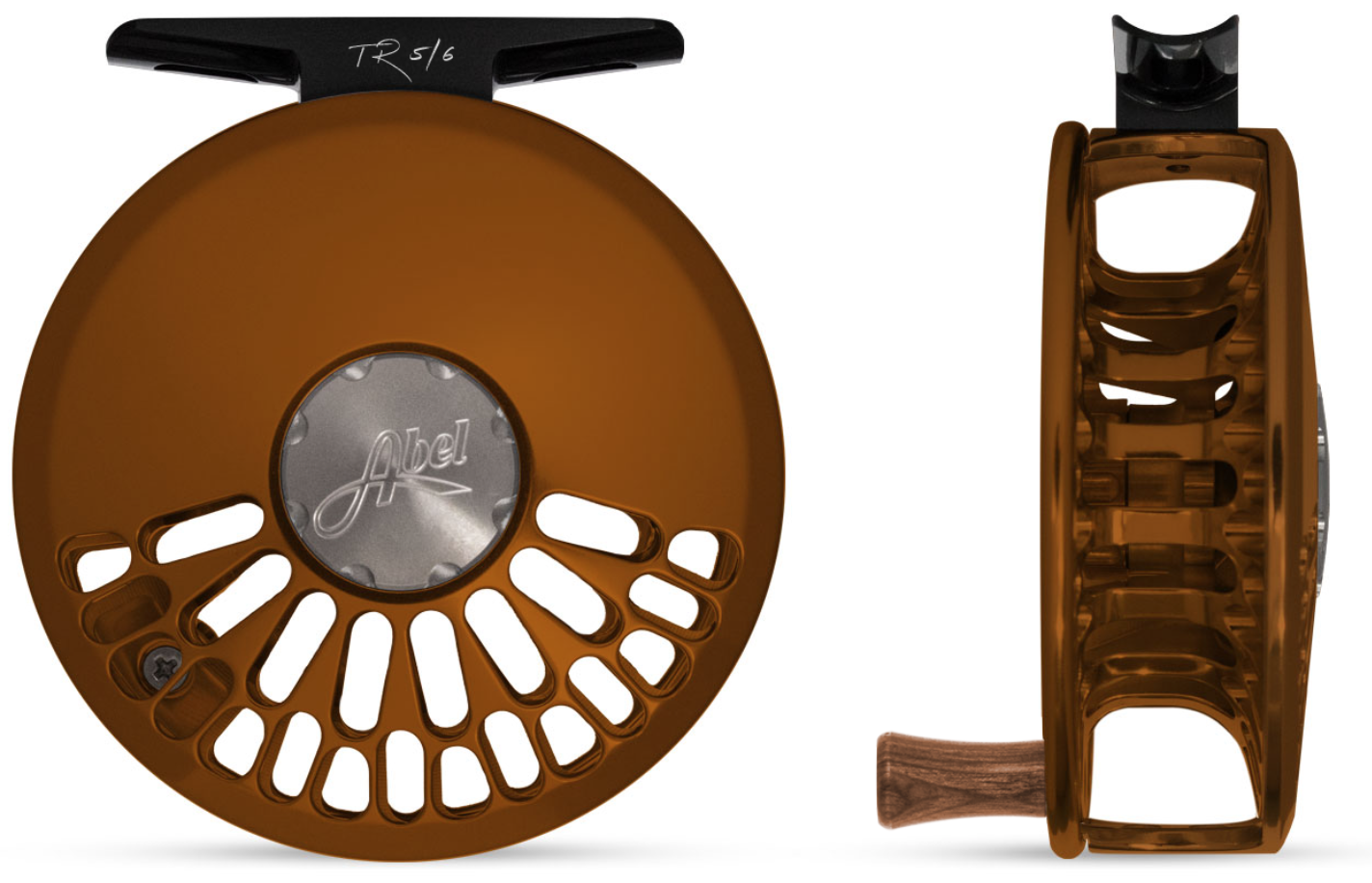 Abel TR Reel Satin Bronze 5/6 Walnut