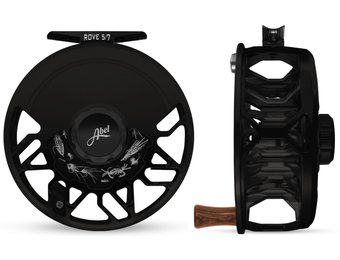 Abel Rove Reel 5/7 - Satin Black - Walnut