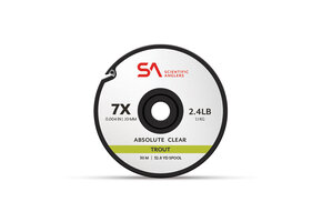 Scientific Anglers Absolute Trout Tippet - Clear - 30m