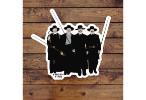 Fresh Fins "Huckleberry" Sticker