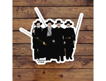 Fresh Fins "Huckleberry" Sticker