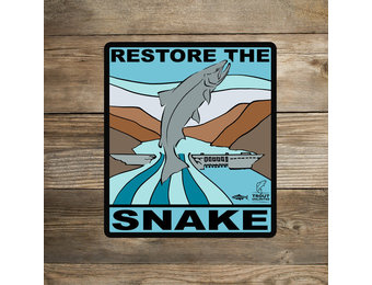 Rep Your Water Restore The Snake Sticker