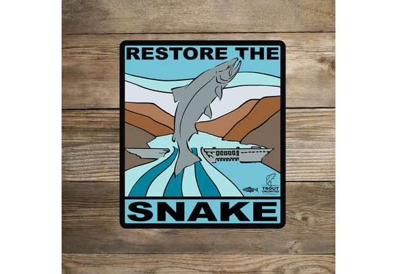 Rep Your Water Restore The Snake Sticker