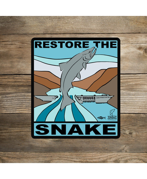 Rep Your Water Restore The Snake Sticker