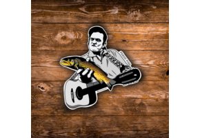 Fresh Fins Johnny Cast Sticker