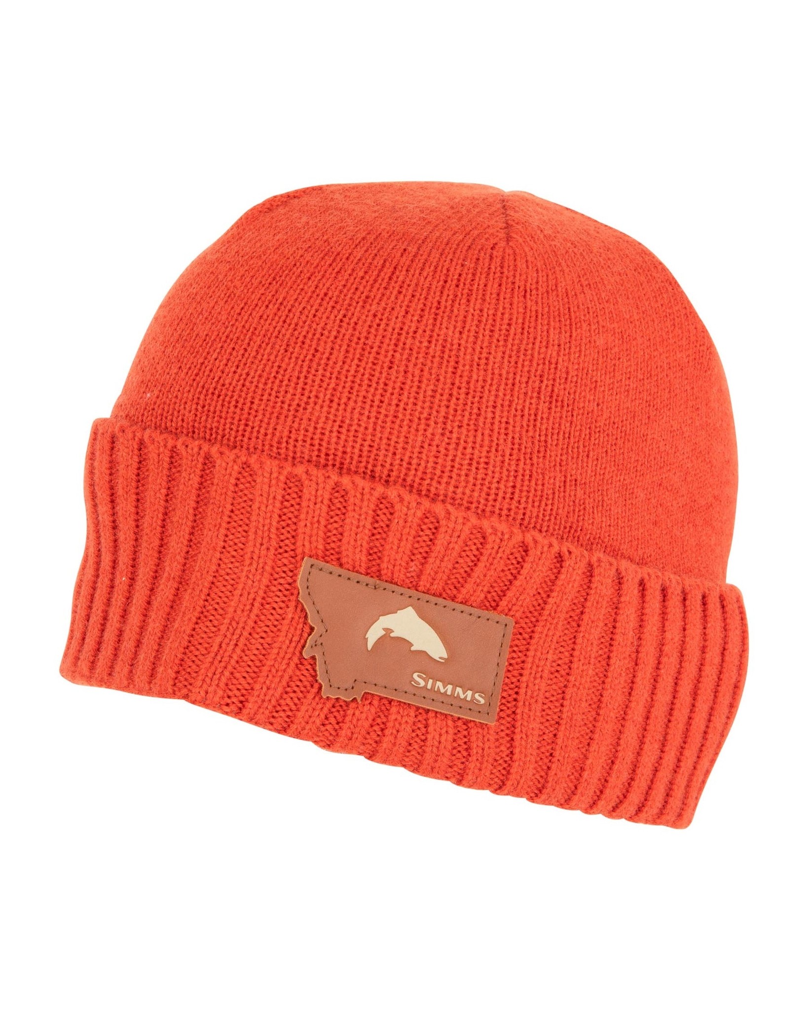 Big Sky Wool Beanie - Simms Orange