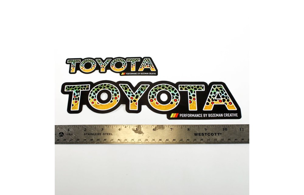 Bozeman Creative Toyota Trout Sticker