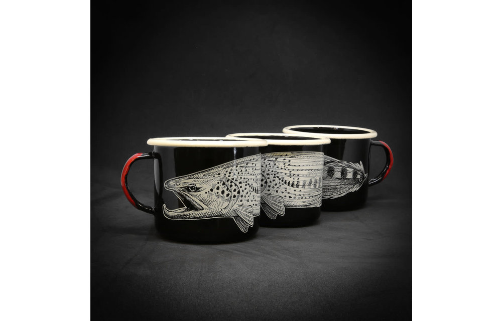 RYW Enamel Camp Mug - Salmo Streamer