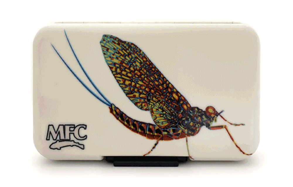 MFC Poly Fly Box - Larko's Chrome Mayfly