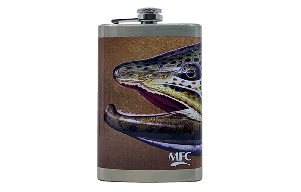 Stainless Steel Hip Flask - Sundell's Big Sky Warrior