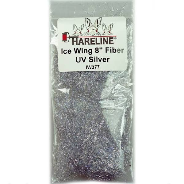 8 inch Ice Wing Fiber #377 UV Silver