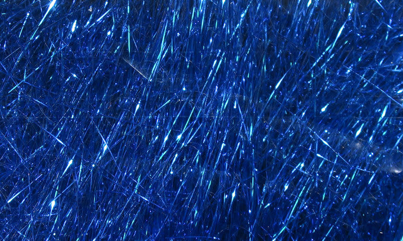 8 inch Ice Wing Fiber #23 Blue Steelie