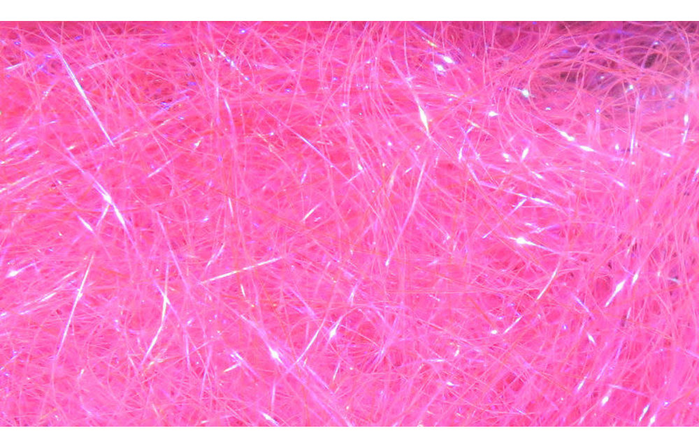 8 inch Ice Wing Fiber #133 Fl. Hot Pink