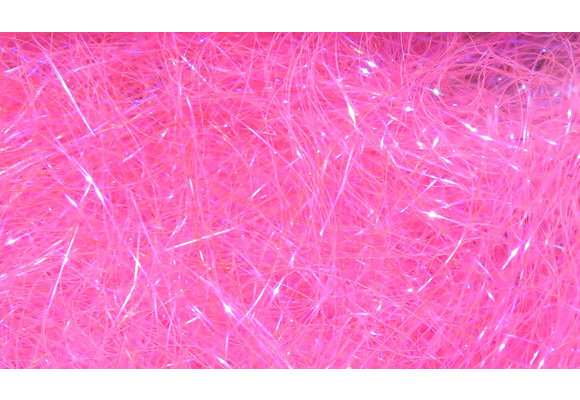 8 inch Ice Wing Fiber #133 Fl. Hot Pink