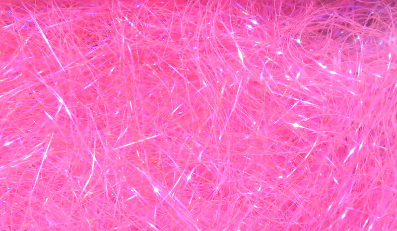 8 inch Ice Wing Fiber #133 Fl. Hot Pink