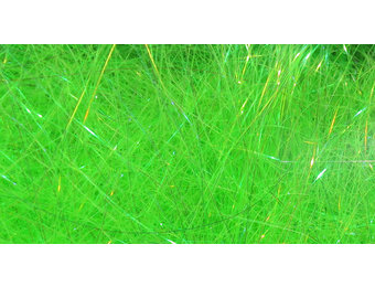 8 inch Ice Wing Fiber #127 Fl. Chartreuse