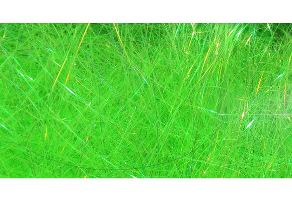 8 inch Ice Wing Fiber #127 Fl. Chartreuse