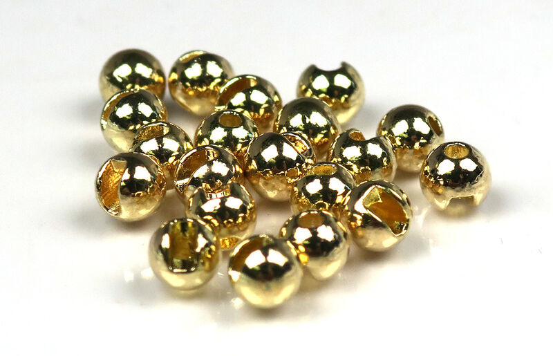 Hareline Gold Slotted Tungsten Beads