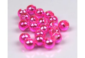 Hareline Metallic Pink Slotted Tungsten Beads