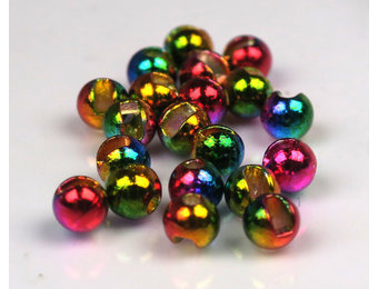 Hareline Rainbow Slotted Tungsten Beads