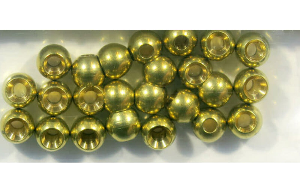 Hareline Natural Brass Cyclops Bead Eyes