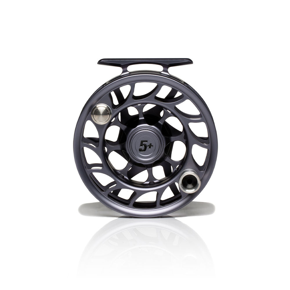 Hatch Outdoors Iconic 5+ Mid-Arbor Fly Reel Grey/Black