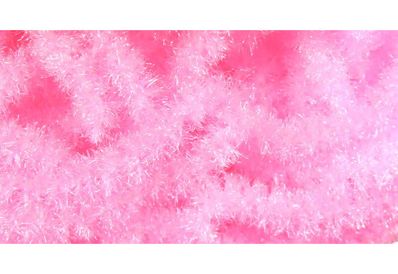 Trilobal Antron Chenille Medium #133 Fl. Hot Pink