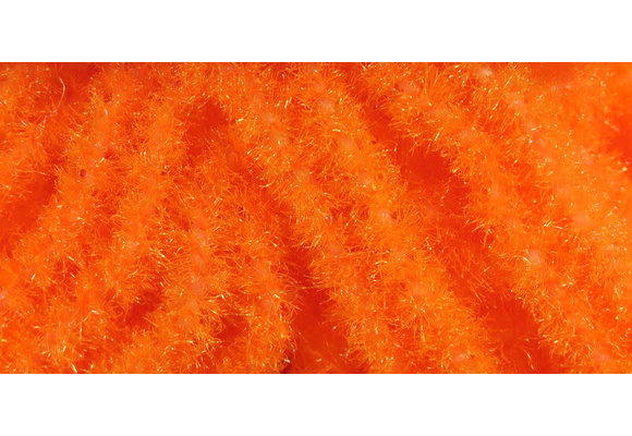 Trilobal Antron Chenille Medium #129 Fl. Fire Orange