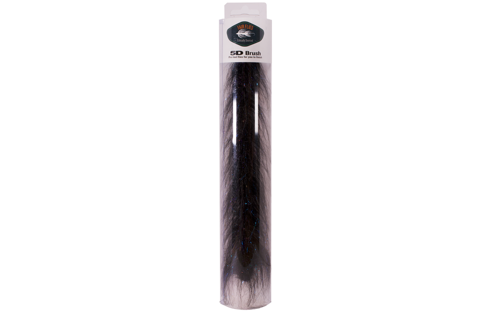 Fair Flies Crystal Leech Black 5D Brush