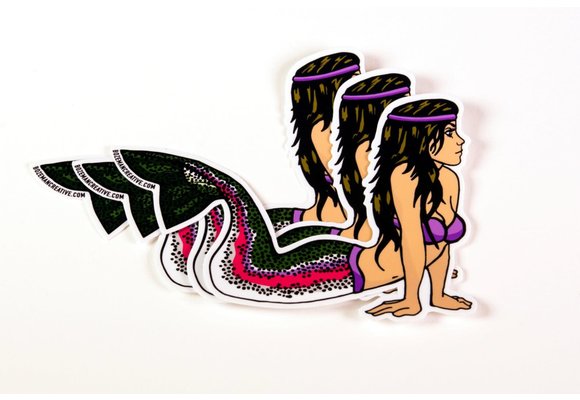 Bozeman Creative Rainbow Mertrout Sticker 5"