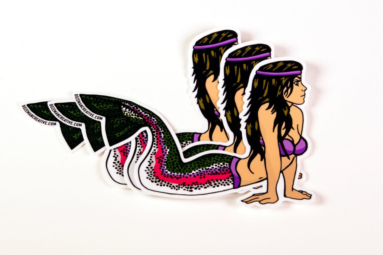 Bozeman Creative Rainbow Mertrout Sticker 5"