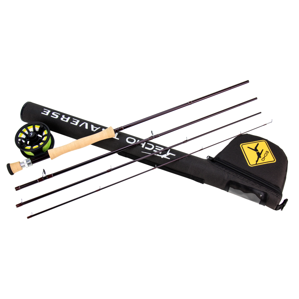 Echo Traverse Rod & Reel Combo Salmon River Fly Box