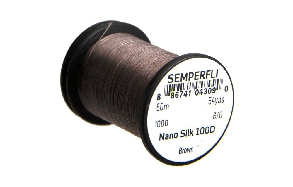 SEMPERFLI Nanosilk 6/0 100D Thread - Brown