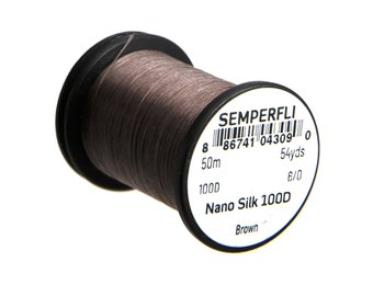 SEMPERFLI Nanosilk 6/0 100D Thread - Brown